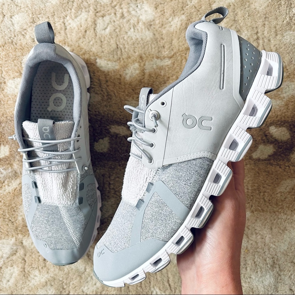 On Cloud Cloudterry Sneaker Silver Size 9 1/2